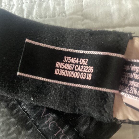 NWT Victoria’s Secret Very Sexy 32C Push Up Padded Multi-way Black Lace Bra - Picture 7 of 10